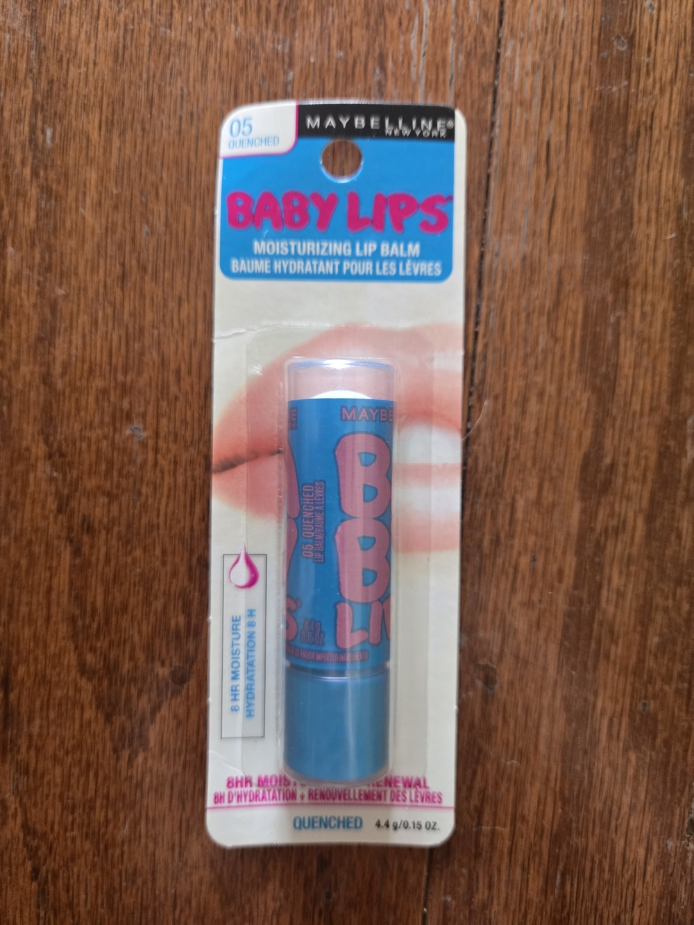Maybelline Baby Lips Moisturizing Lip Balm — Blue Tube (Quenched)